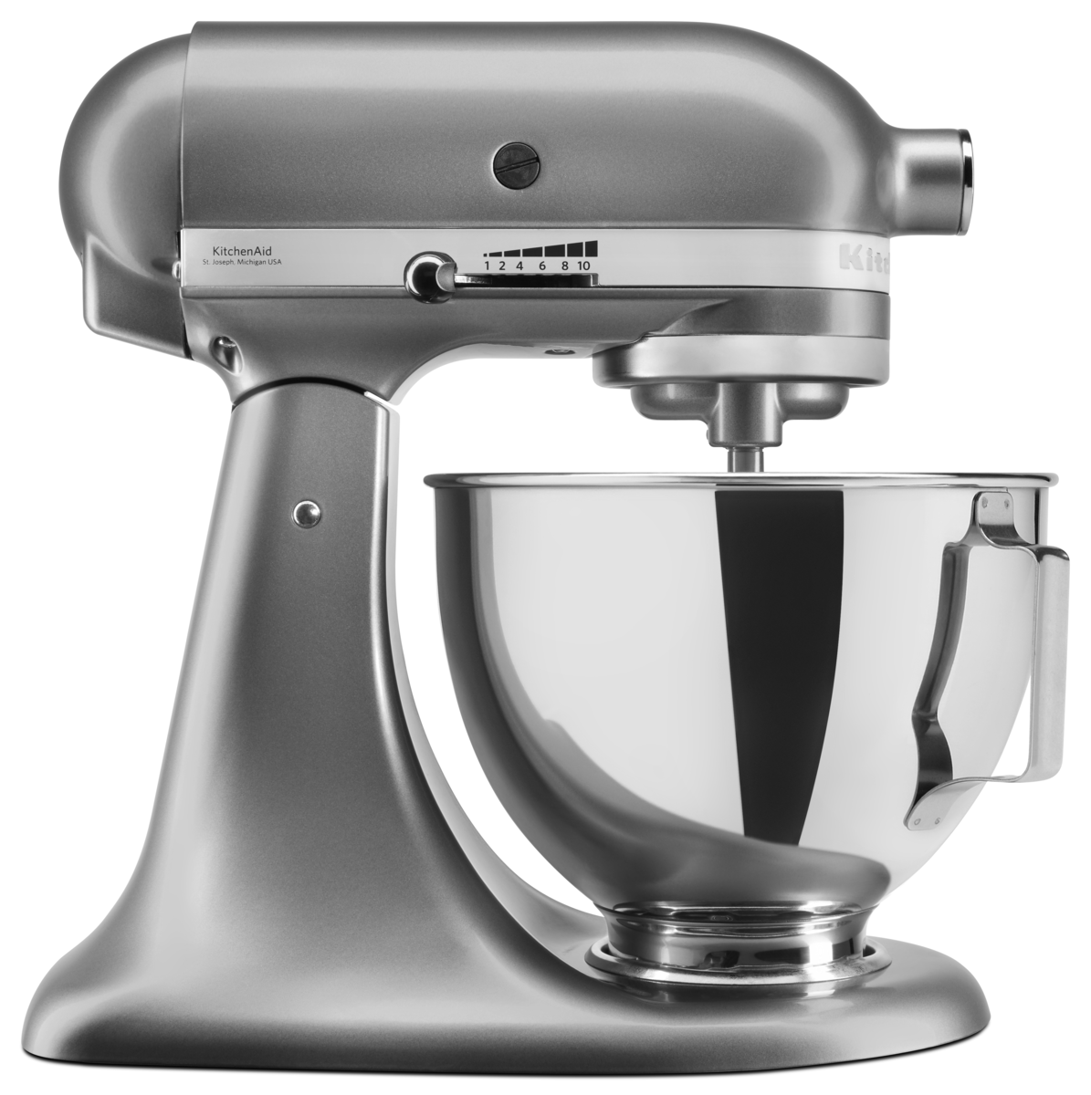 KitchenAid dönthető fejű álló mixer 4,3 l – Contour Silver 