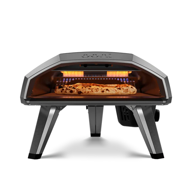 Koda 2 gázüzemű pizzakemence – öntöttvas fekete