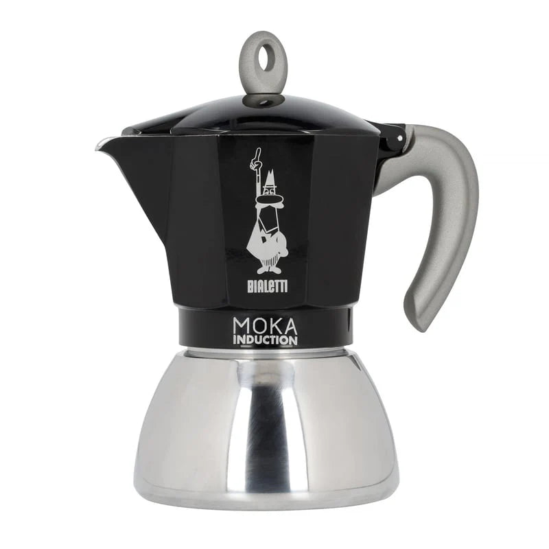 Moka Induction Kotyogós Kávéfőző, 6 adagos – Fekete