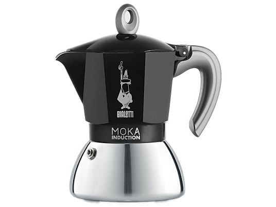 Moka Induction Kotyogós Kávéfőző, 4 adagos – Fekete