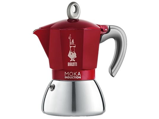 Moka Induction Kotyogós Kávéfőző, 6 adagos – Piros