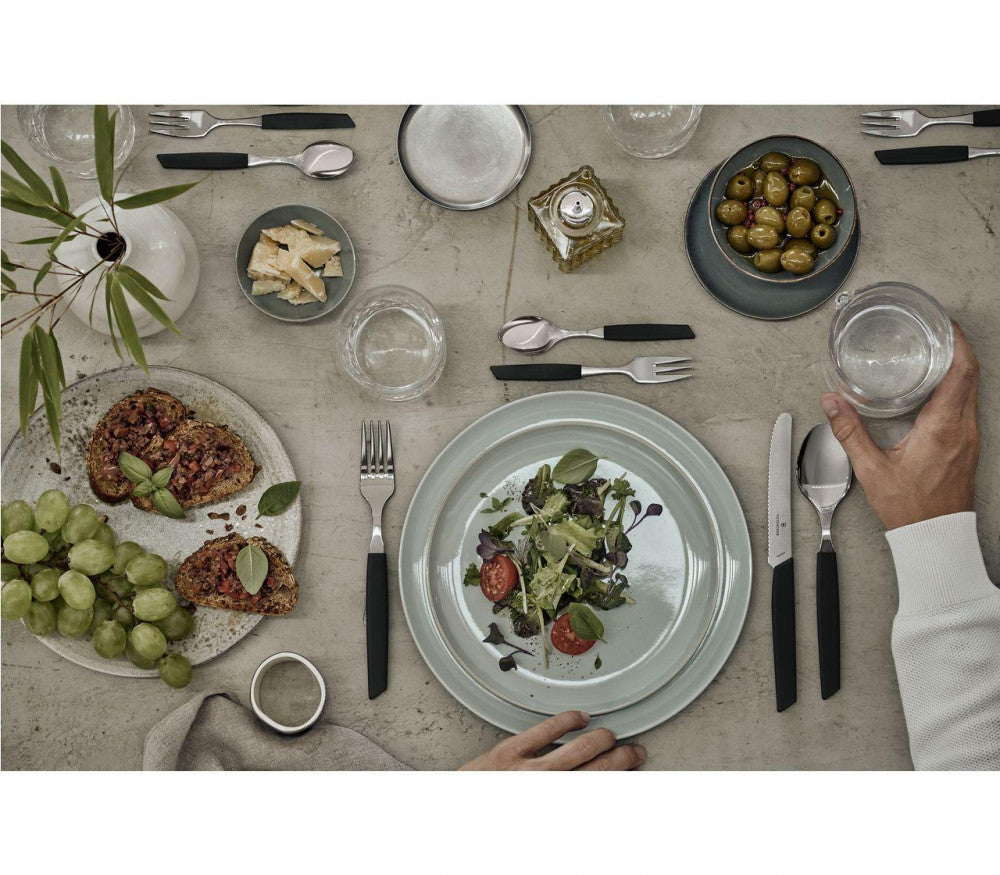 Swiss Modern 24 darabos Evőeszközkészlet – Fekete