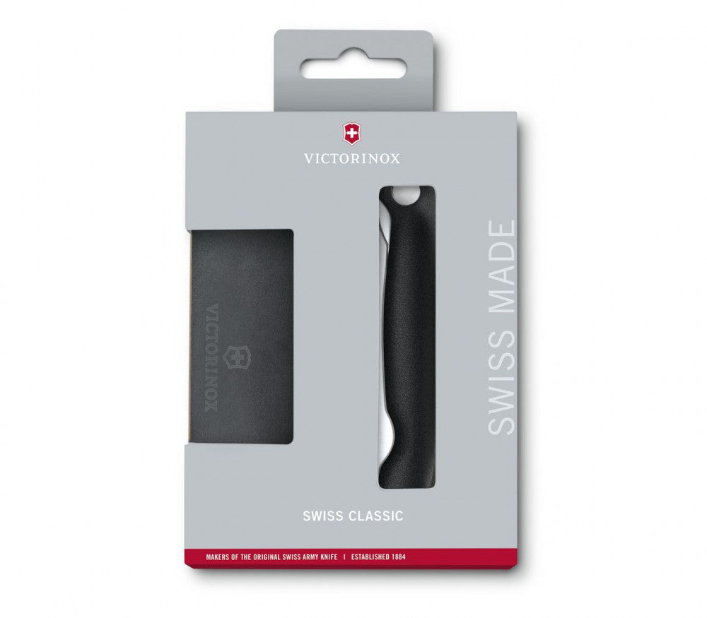 Swiss Classic Folding Knife and Epicurean Cutting Board Set Black