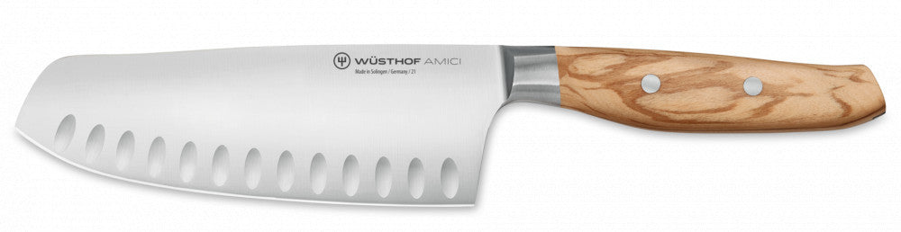Amici Santoku 17 cm bordázott
