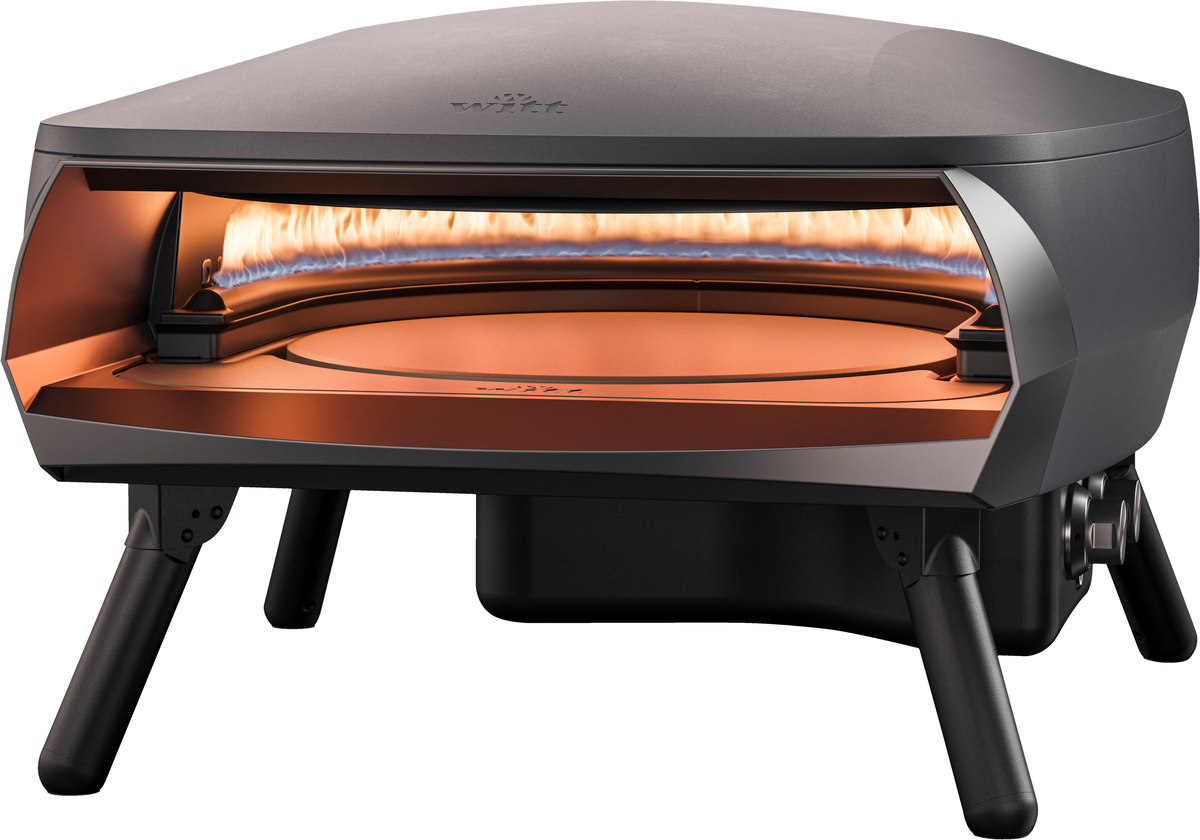Etna Rotante 16″ pizzakemence – grafitszürke