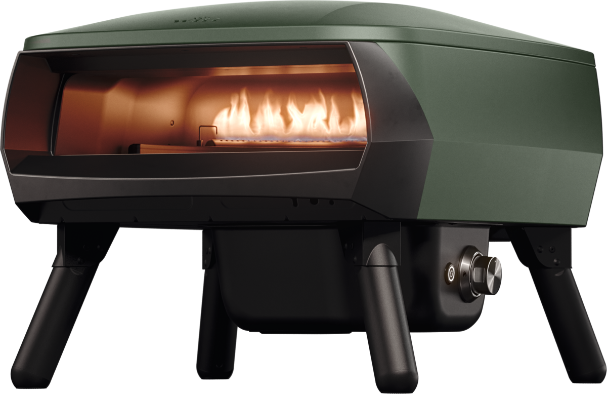 Piccolo Rotante 13″ pizzakemence – zöld