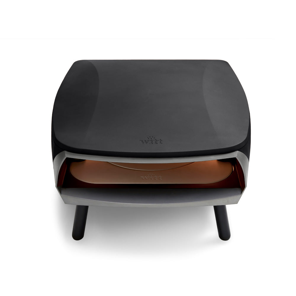 Etna Rotante 16″ pizzakemence – matt fekete