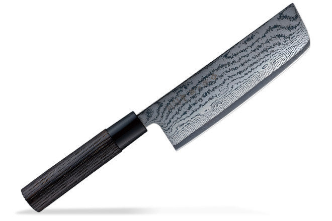Shippu Black DP Damaskus Nakiri 165mm