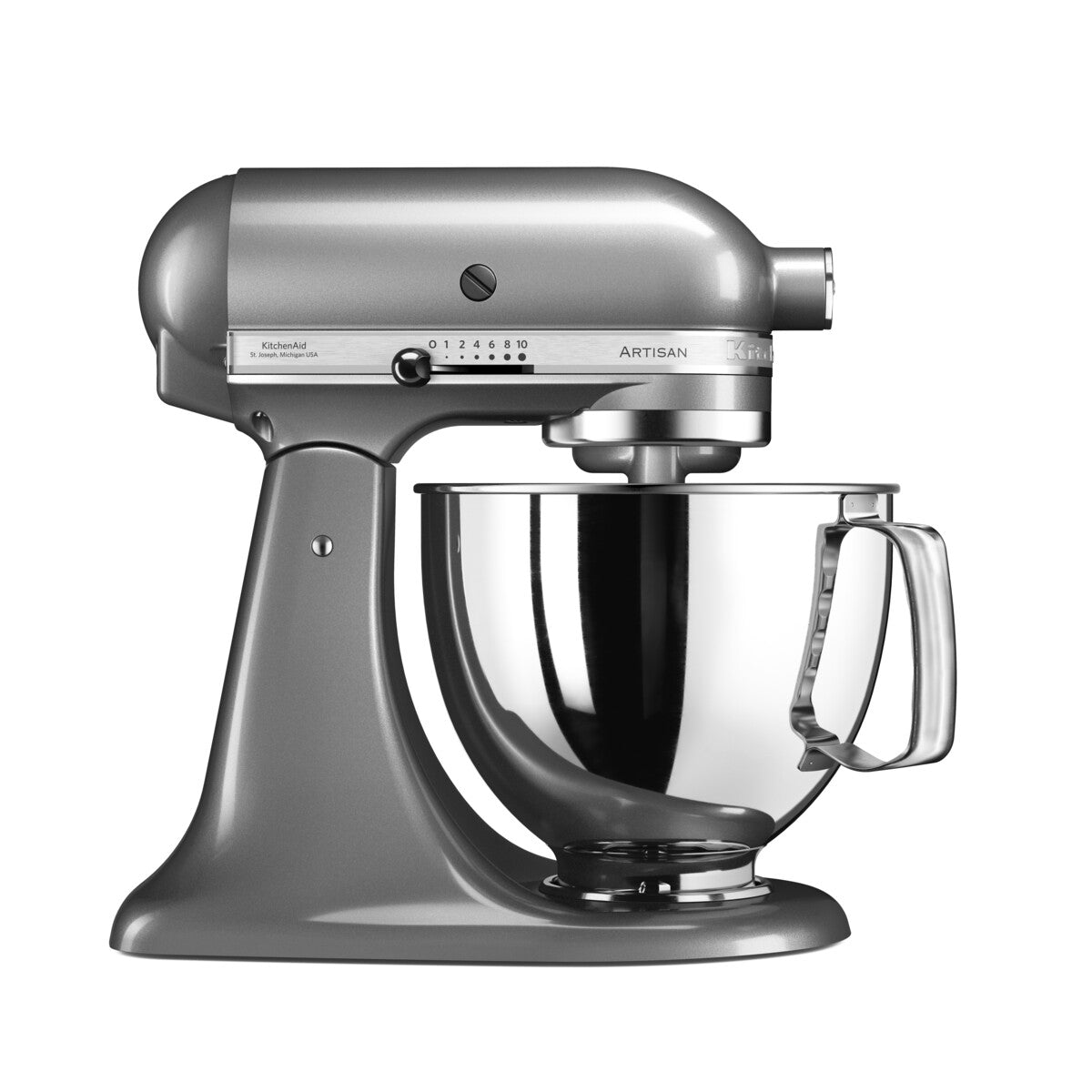 Artisan dönthető fejű álló mixer 4,8 l – Contour Silver 