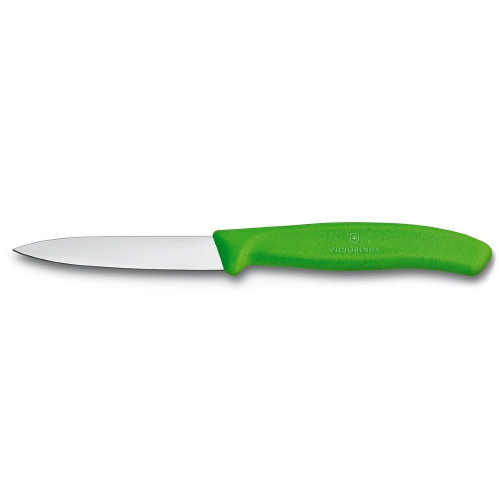 Swiss Classic Vegetable Knife Straight Pointed 8 cm Green