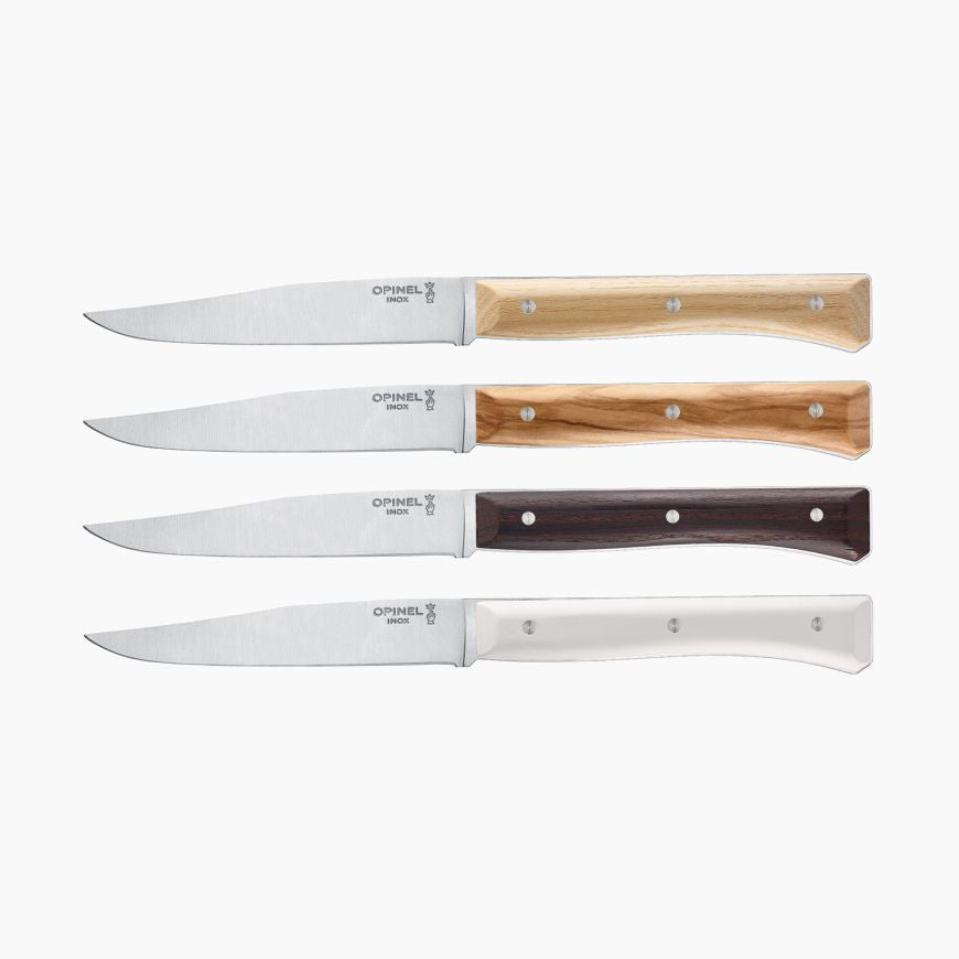 Set of 4 Facette Mixed table knives
