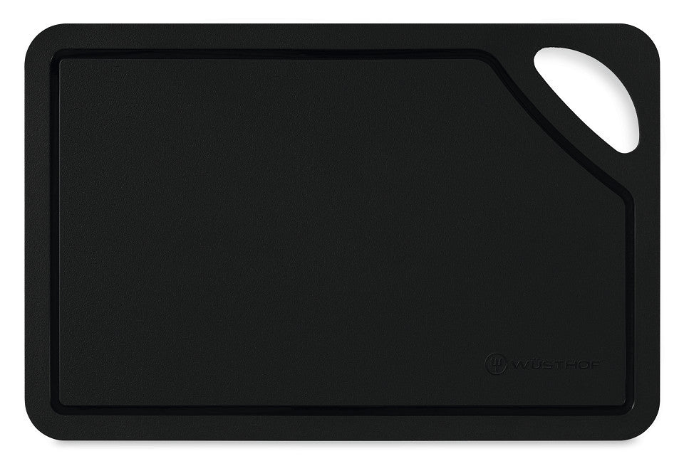 Műanyag vágódeszka csipesszel – kis méretű, fekete